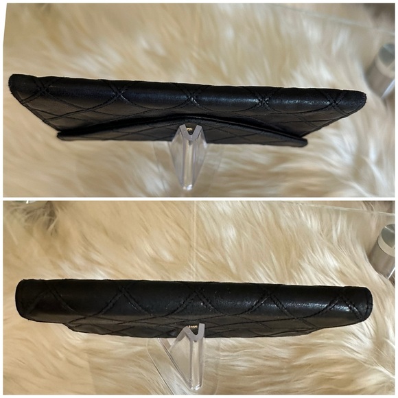 Authentic CHANEL Vintage Early 1990”s Wild Stitch Flap Wallet, in Black. EUC - Picture 12 of 16